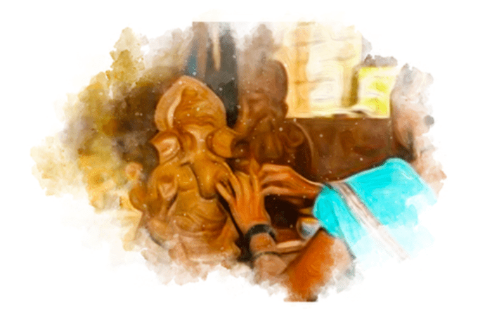 Felicitating eco-friendly sculptors